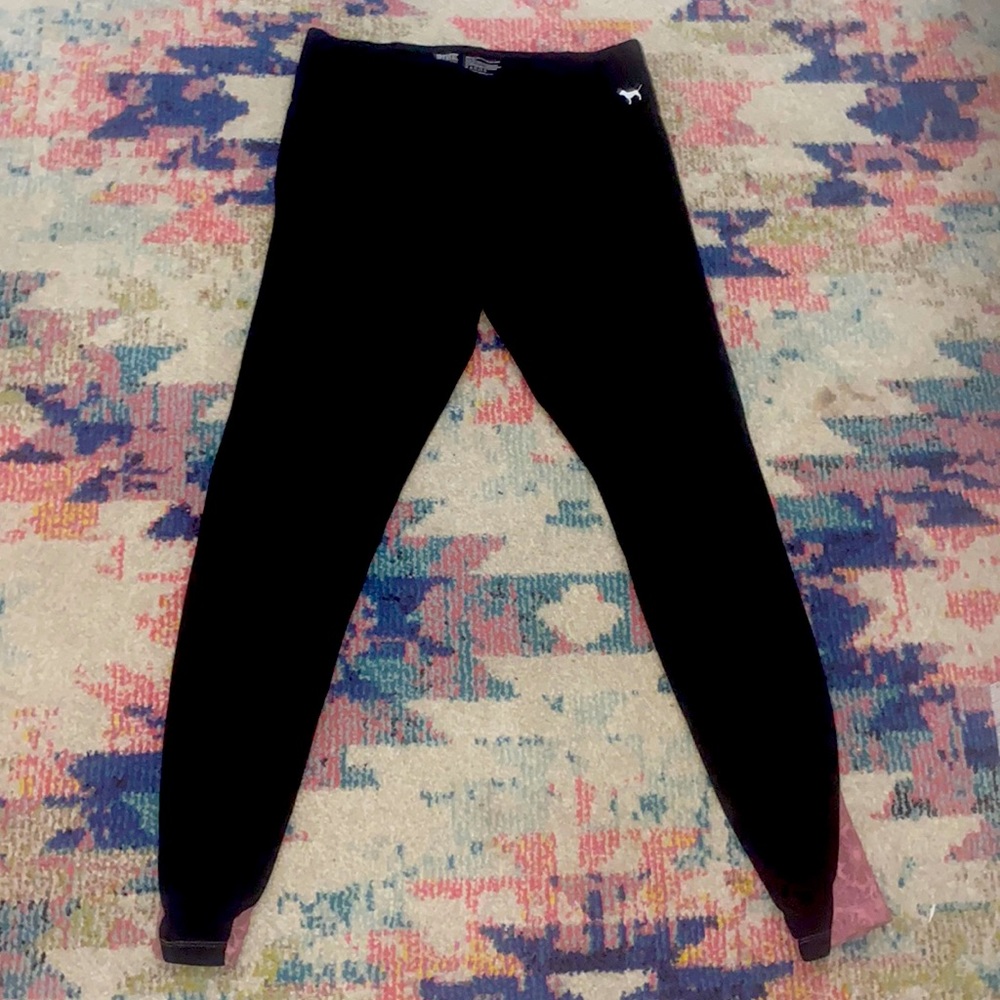 Victoria secret pink yoga pants lace bottom